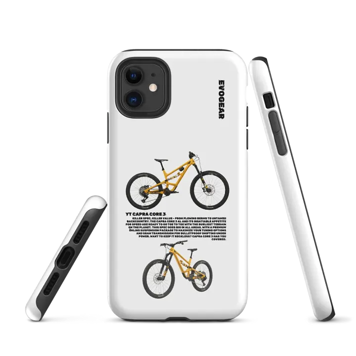 White YT Capra Core 3 iPhone Case product image (1)
