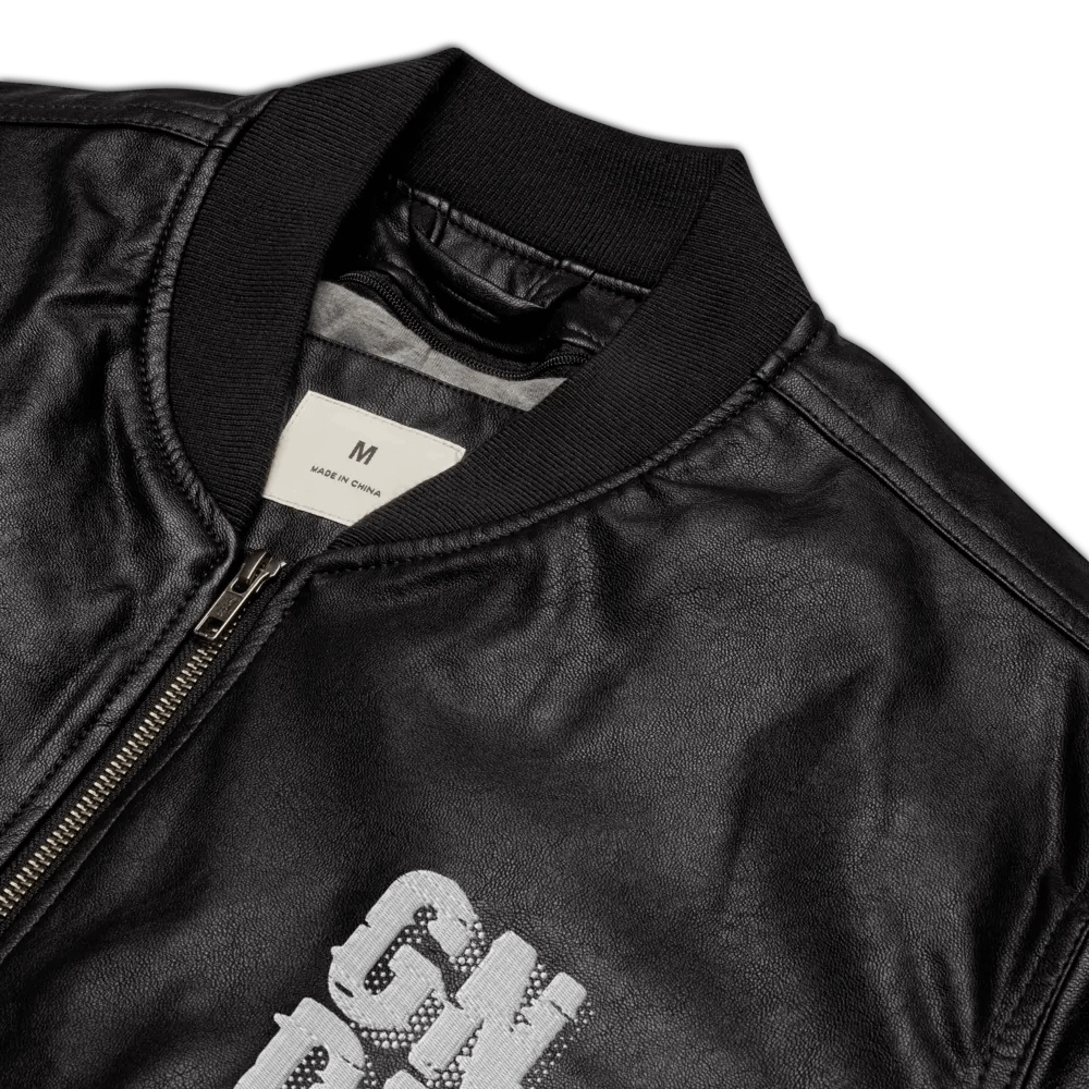 GNDN Leather Bomber Jacket product image (12)