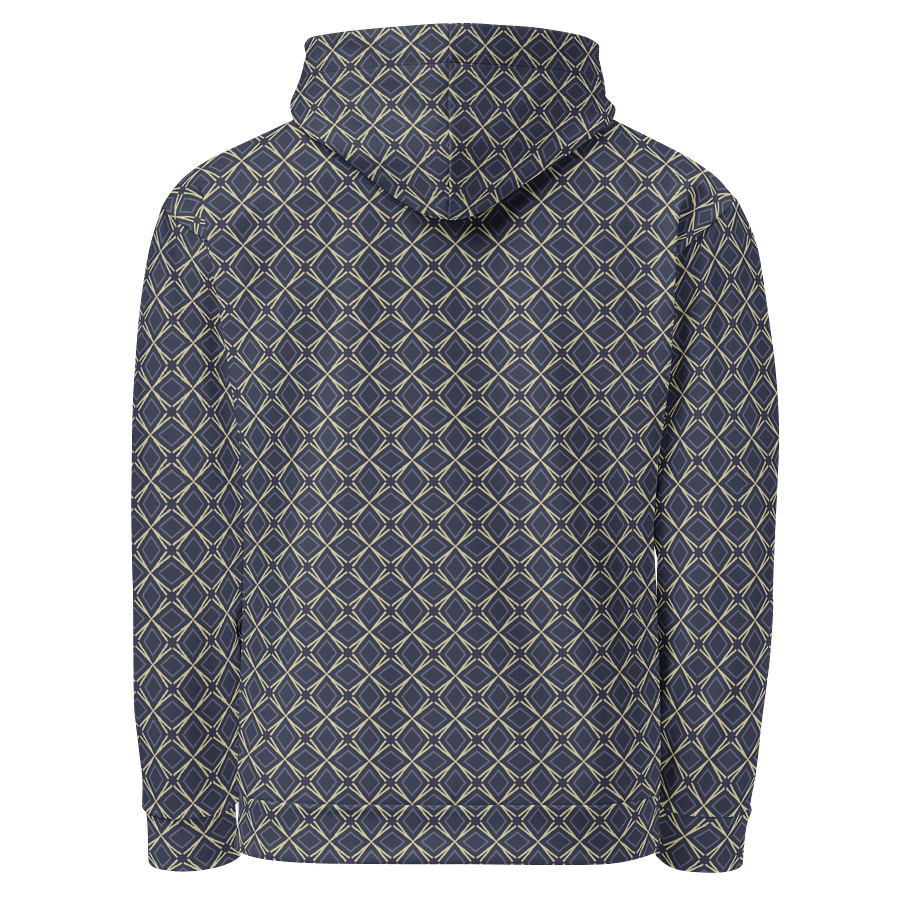 Geometric Illusion Allover Print Hoodie for Men and Women product image (3)