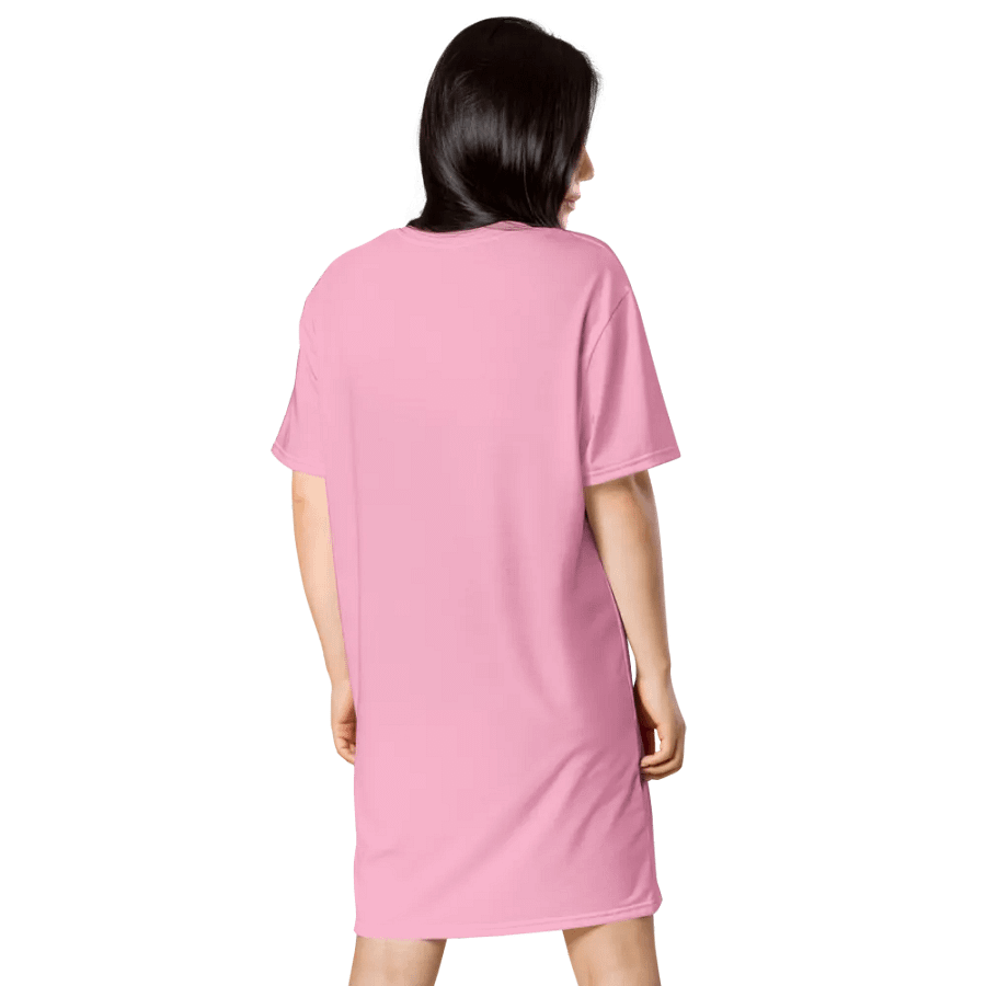 Cotton Candy Pink Snoozy Sloth All-Over Dress product image (2)
