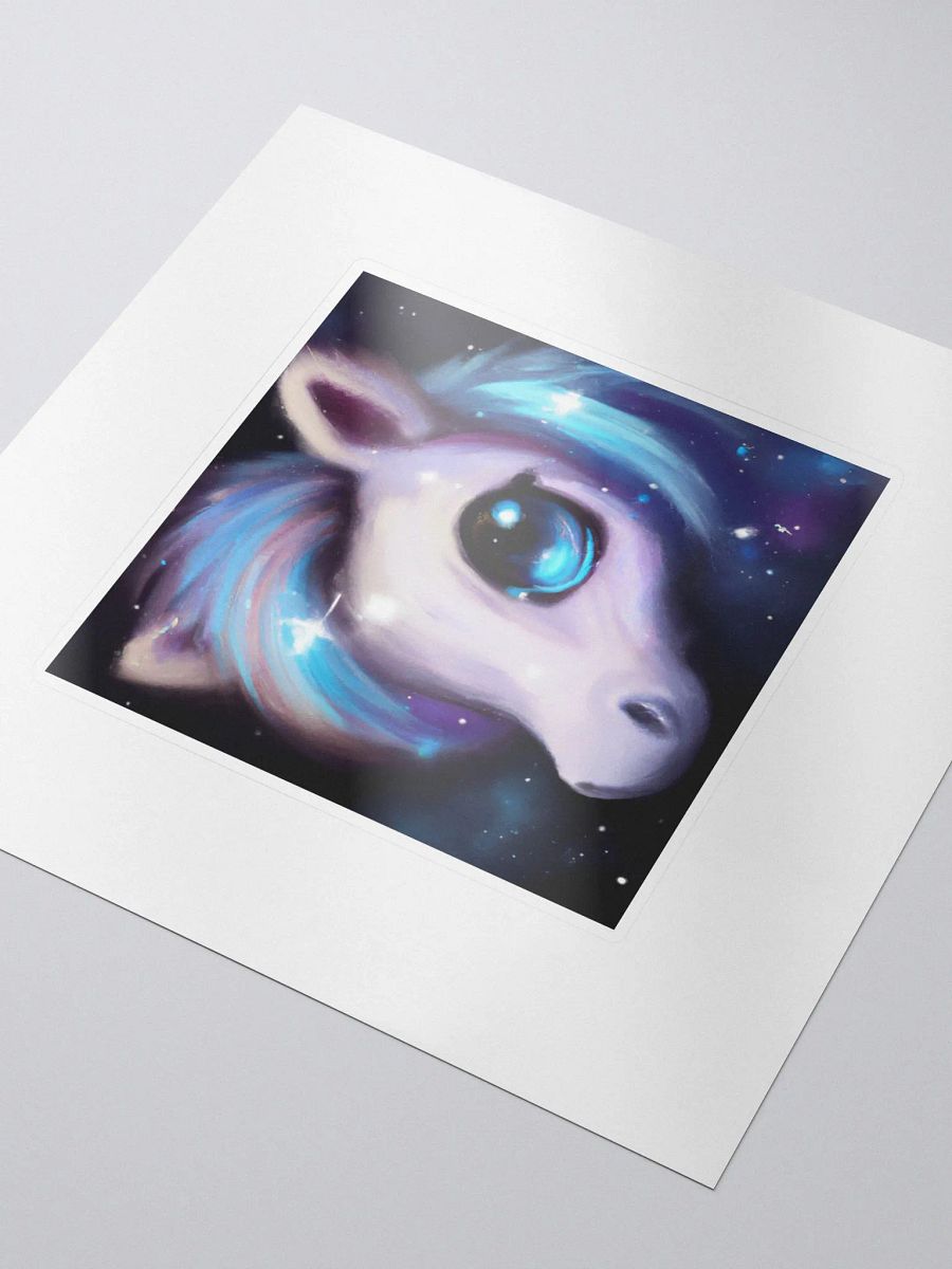 Cute Galactic Horse Alpha Sticker product image (3)