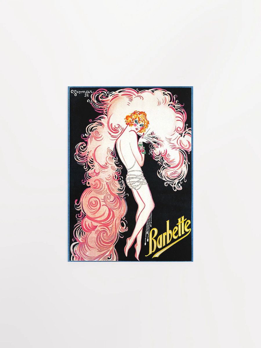 Vintage 1926 Barbette Theatre Poster Unframed product image (2)
