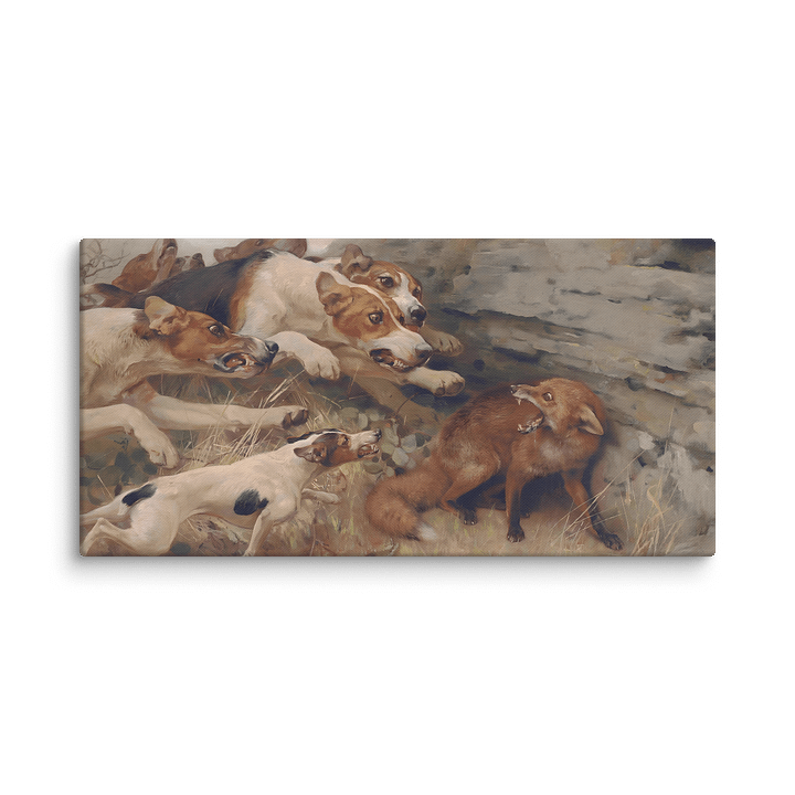 Antique Fox Hunting Print product image (1)