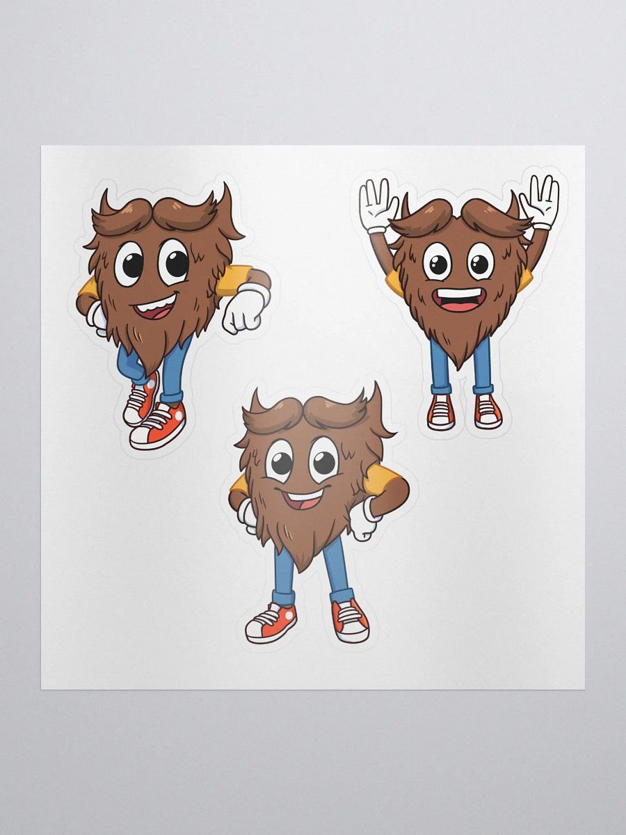 Beardie V2 Trio Stickers product image (1)