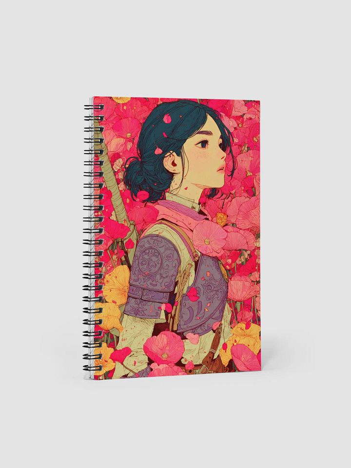 Floral Warrior Spiral Notebook product image (1)
