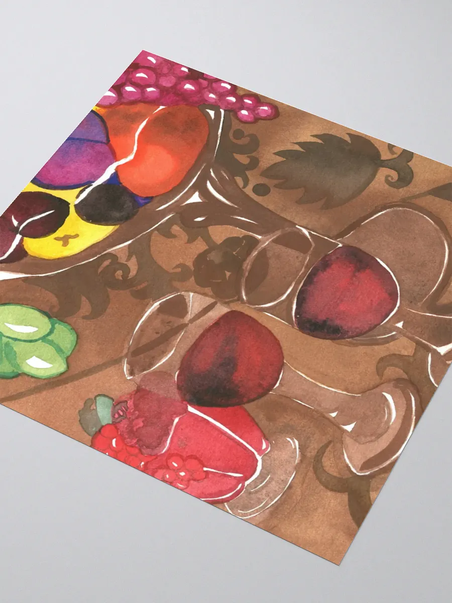 Wine and Fruits Sticker product image (7)