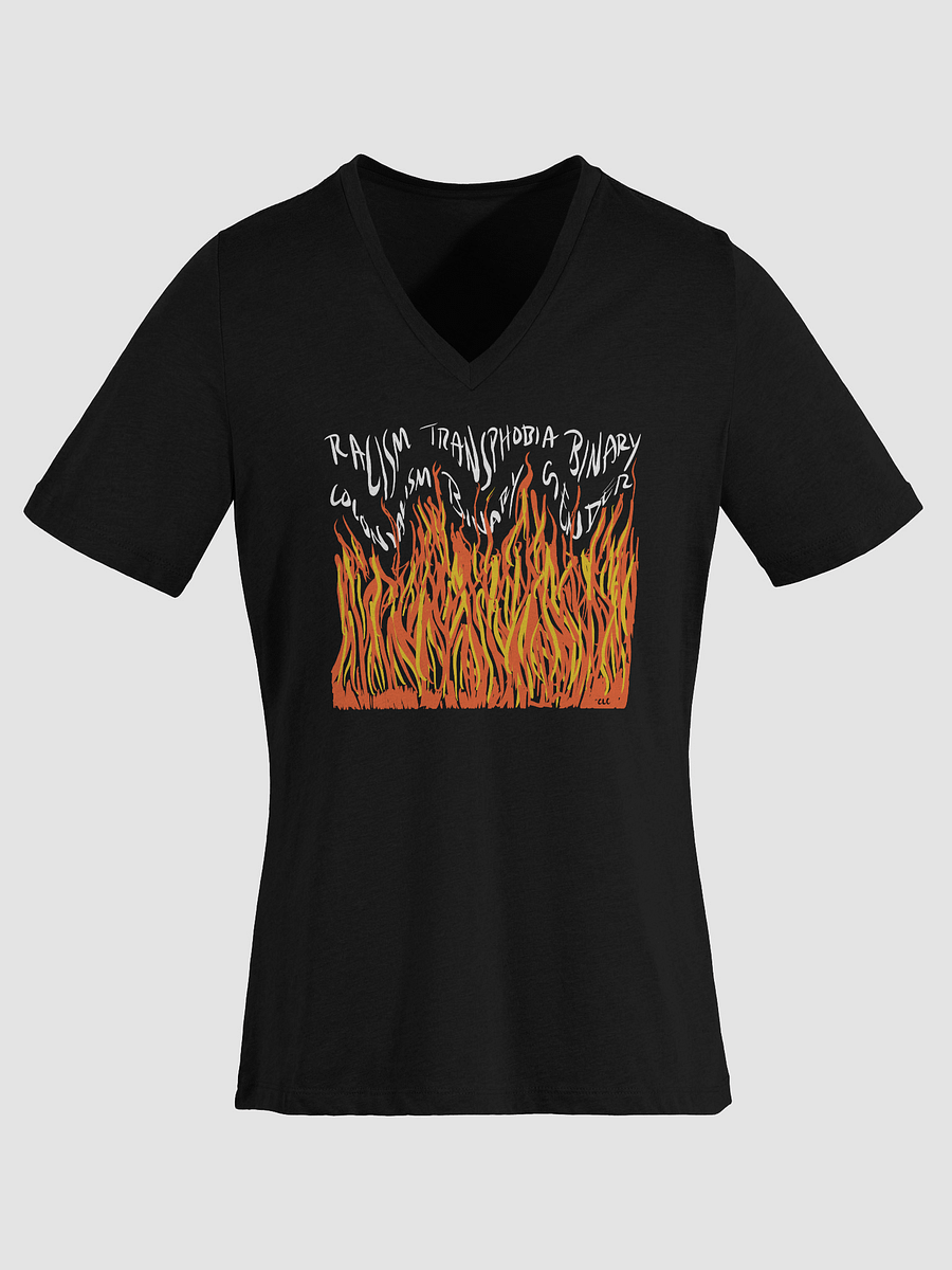 Burn The Big 5 Down V-Neck tee product image (23)