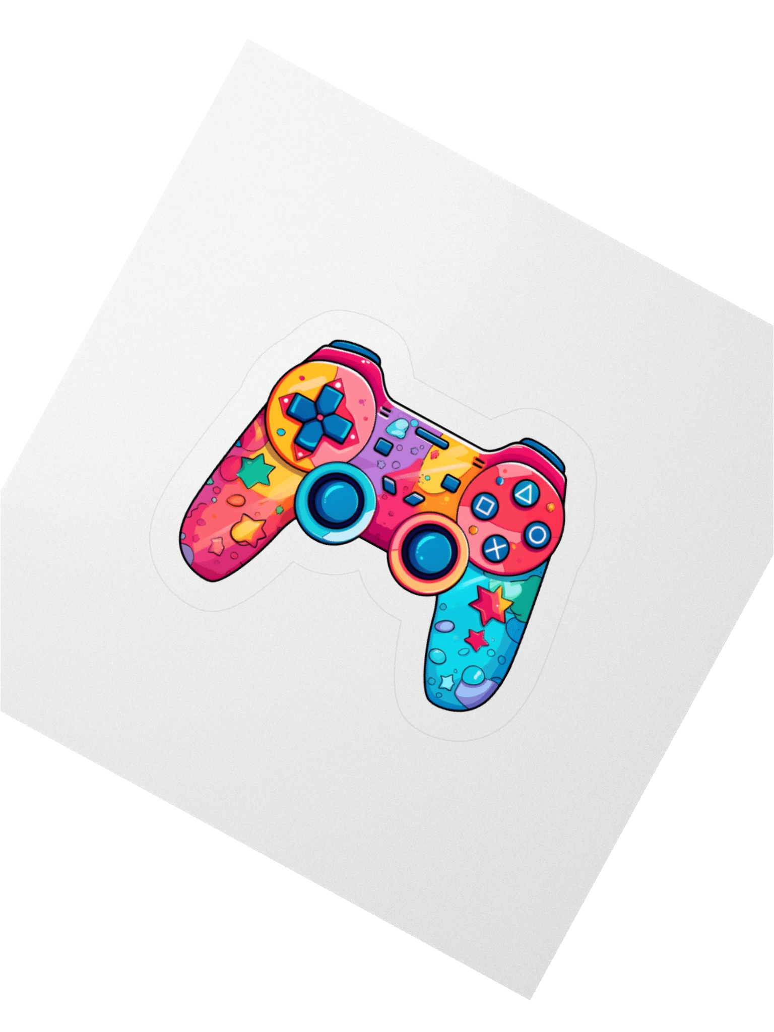 Cosmic Gaming Controller Kiss Cut Stickers product image (5)