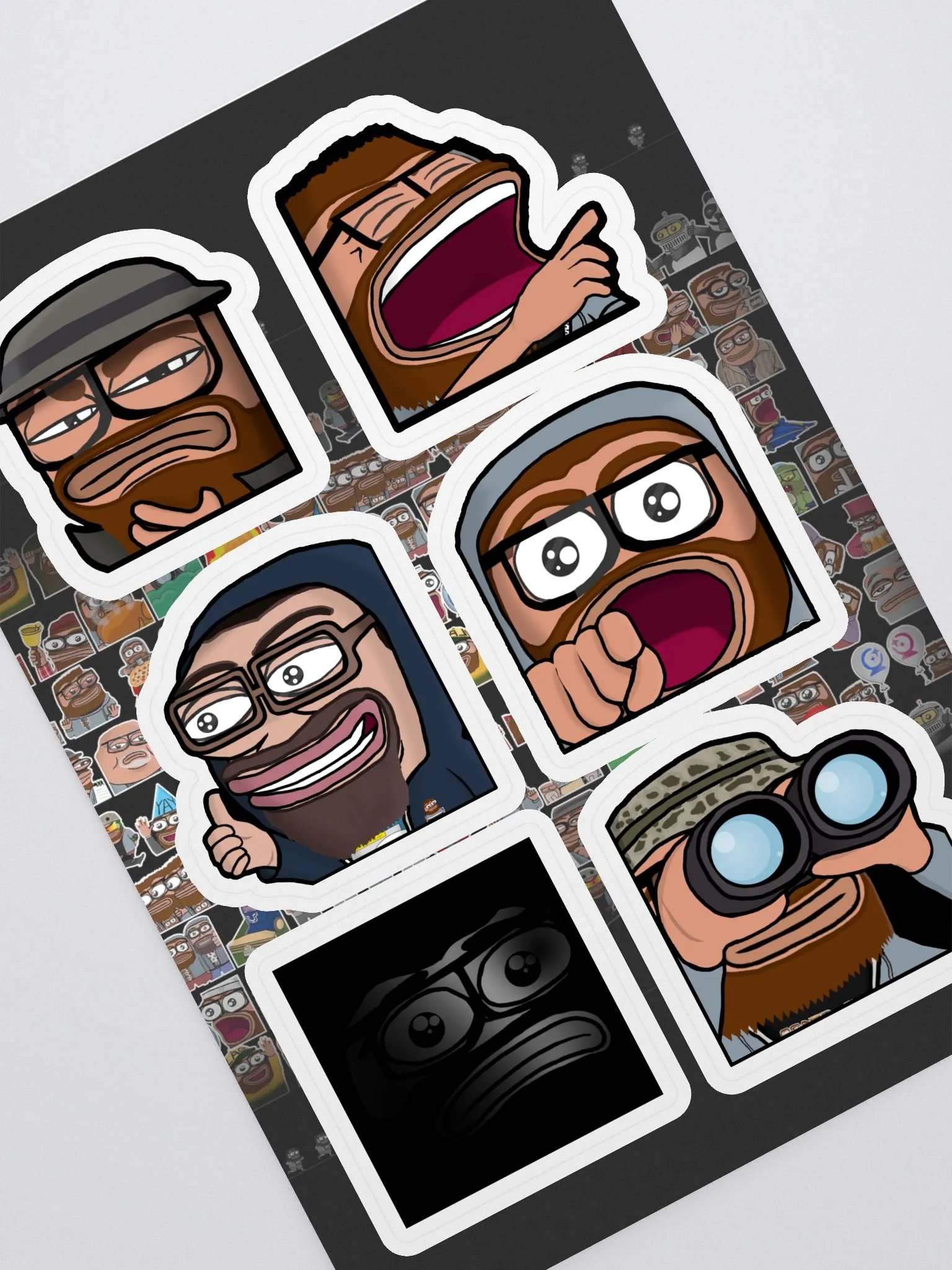 Leopard emote stickers product image (1)
