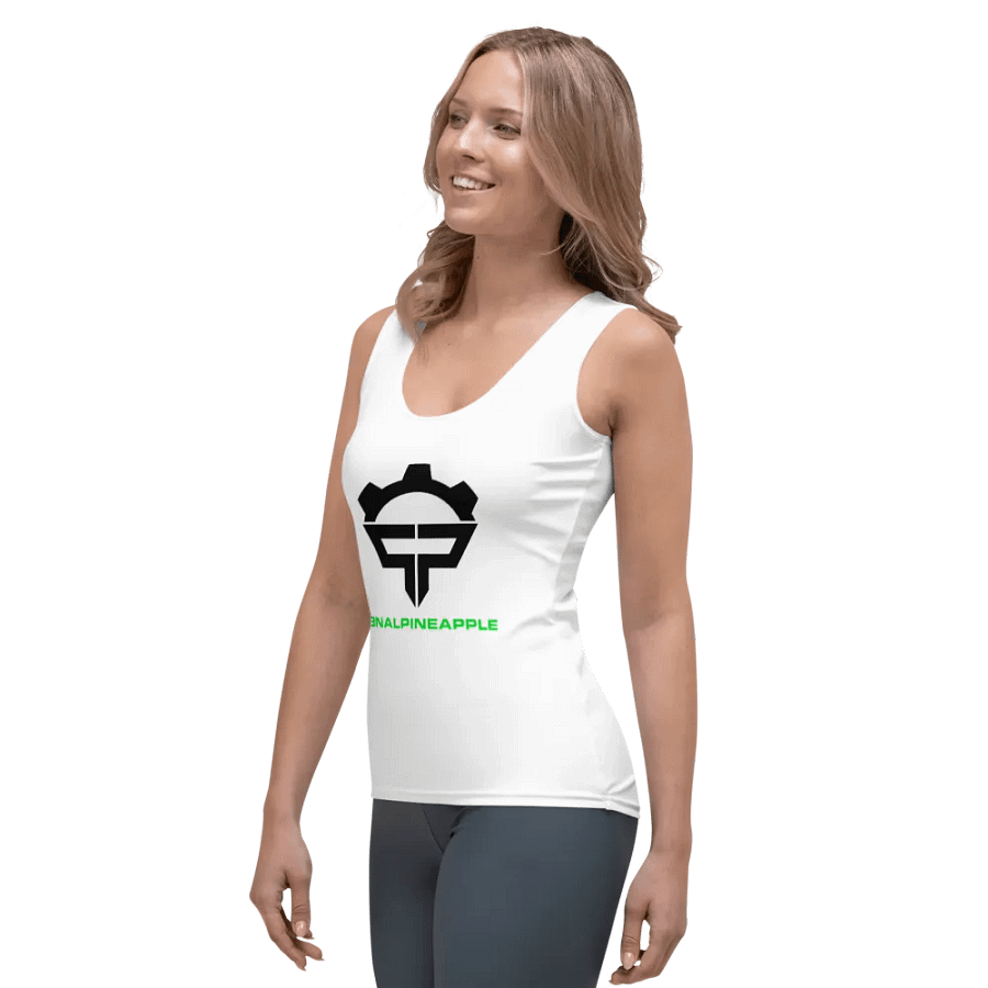 P3nAlPineapple - Women's White Tank Top product image (6)