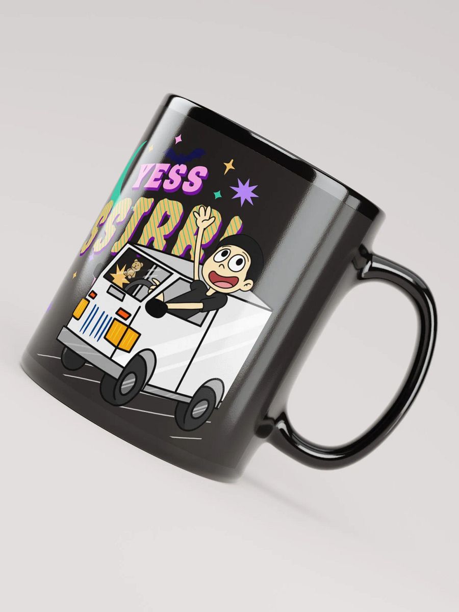 ¡Yes sir! | Taza Negra Brillante product image (7)