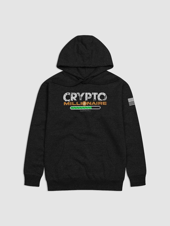 CRYPTO MILLIONAIRE HOODIE w/Flag product image (2)