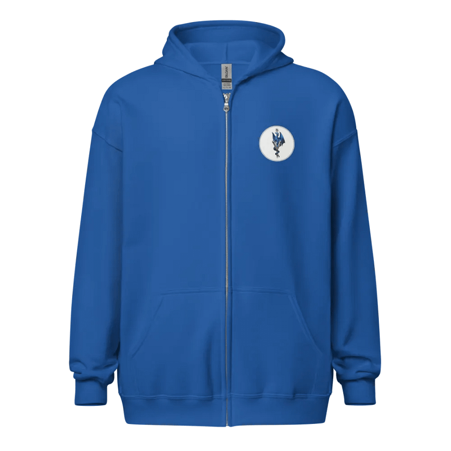 Dragon Doc Heavyweight Full-Zip Hoodie - Royal Blue product image (1)