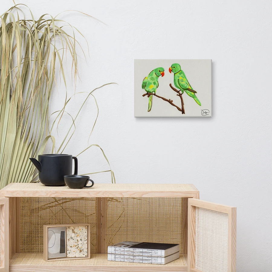 Birbs at the Window Watercolour Canvas product image (9)
