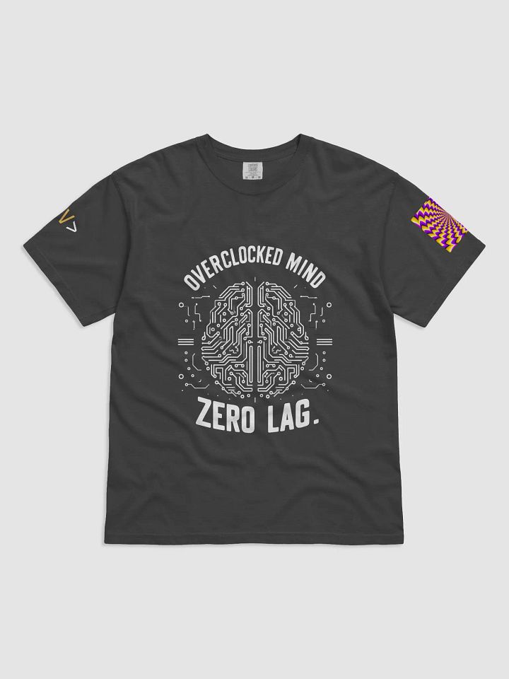 Overclocked Mind Tee – Minimalist Techwear for Coders product image (1)
