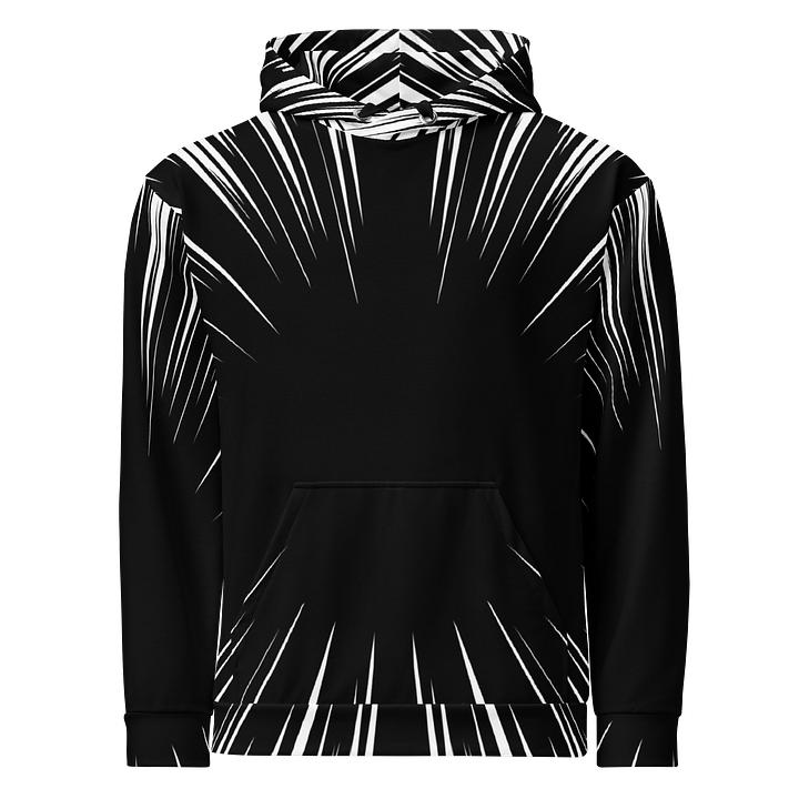 Radial All-Over Print Recycled Unisex Hoodie | Eco-Friendly Streetwear | Bold Sustainable Fashion product image (1)