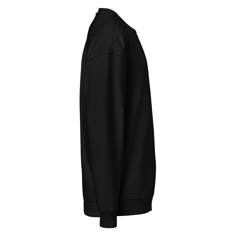 Retro Love 404 Not Found (Embroidered) Organic Oversized Unisex Sweatshirt product image (7)