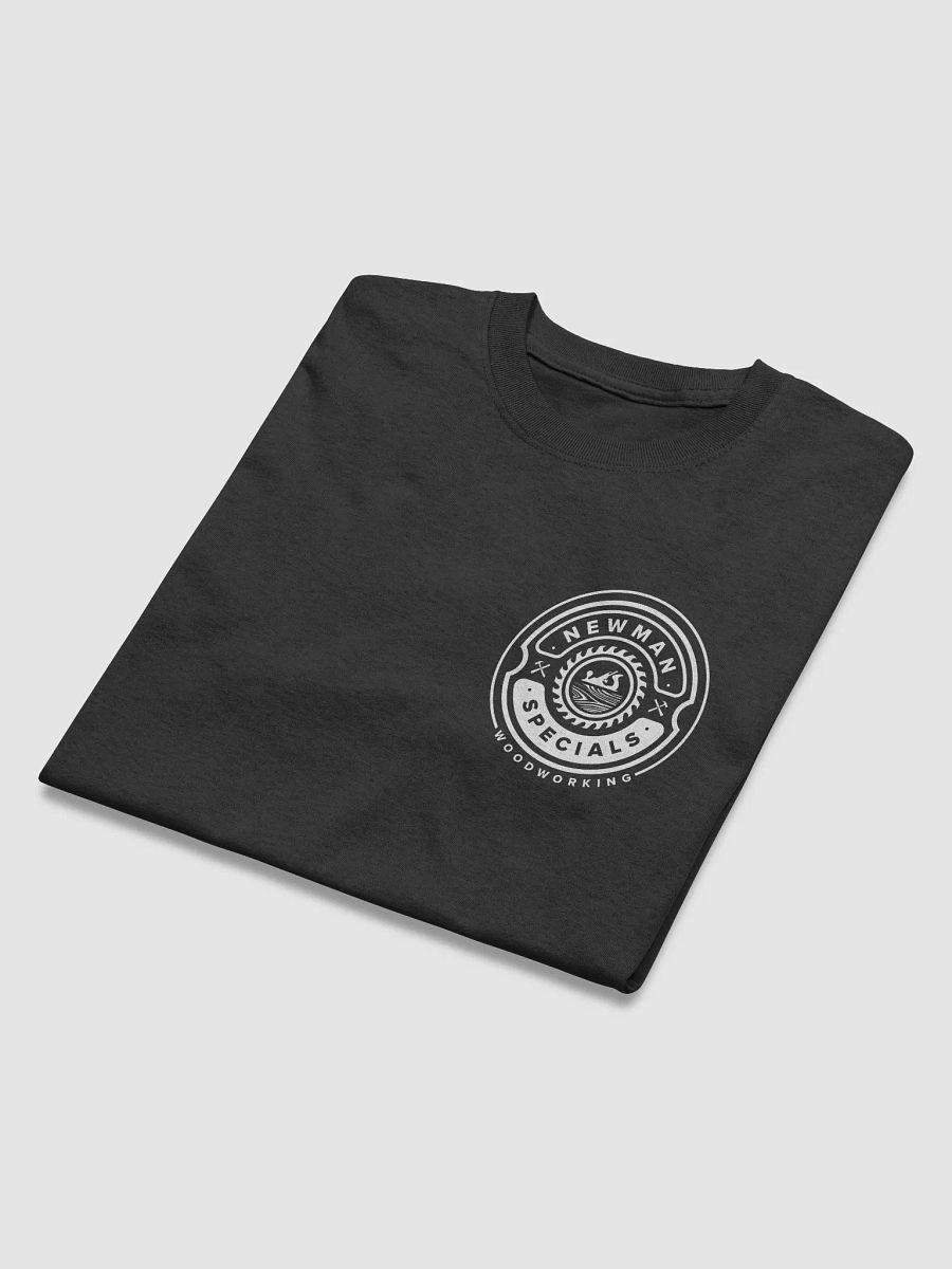 Ask me about my wood and Logo T-shirt product image (3)
