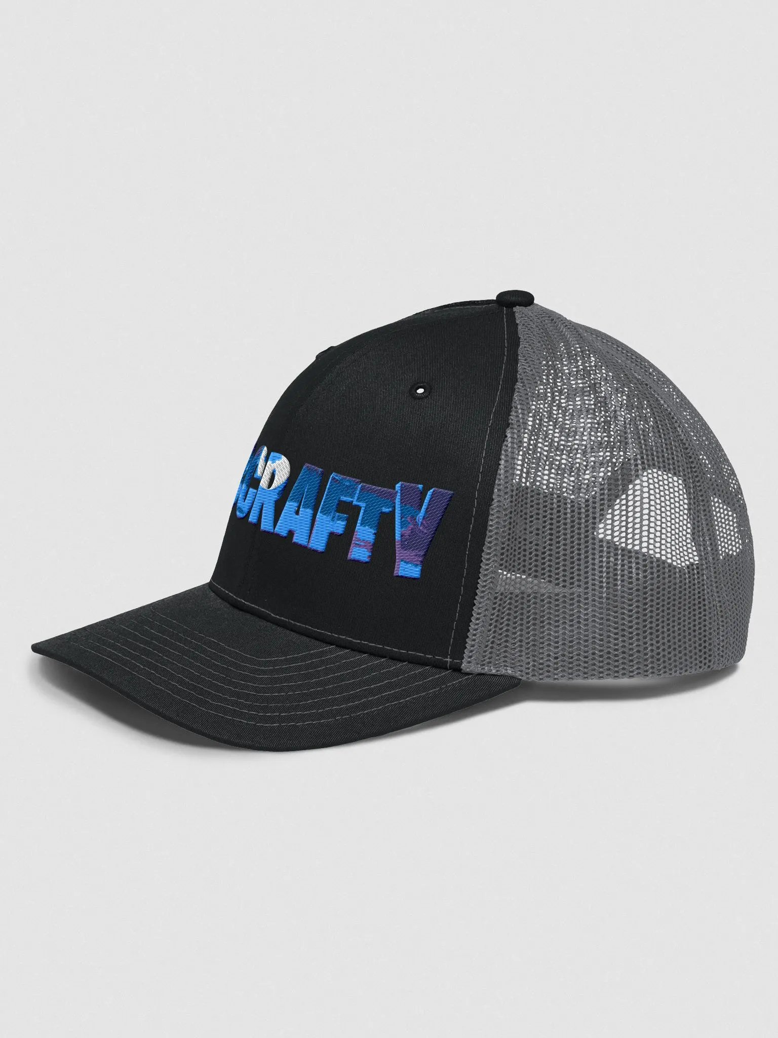 🧢 First Edition Dabcrafty Trucker Hat Black – A Classic Look for True Fans! 🎮✨ product image (7)