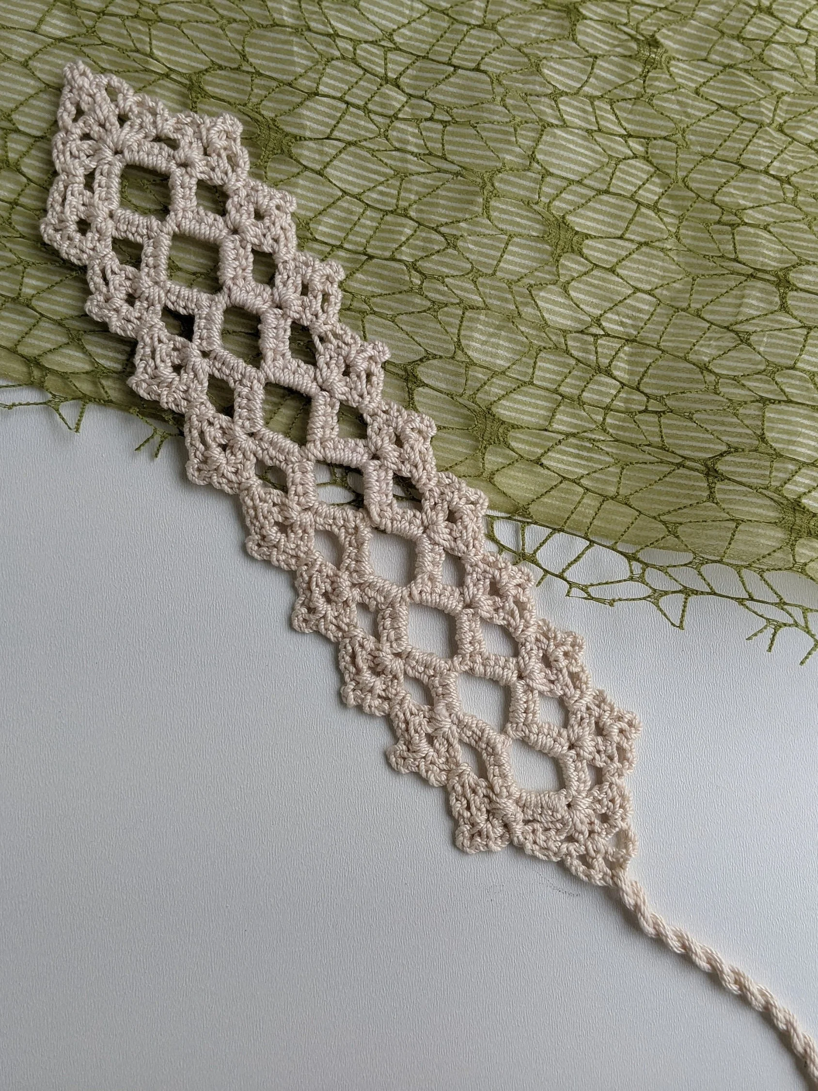Crochet Lace Bookmark Pattern product image (5)