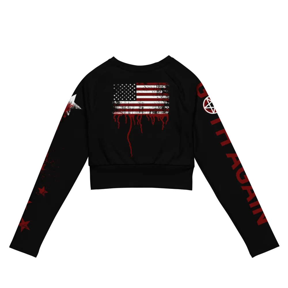 Make America Goth Again - Statement Cropped Top - Sacrilegious Gothic Design for Rebels product image (7)