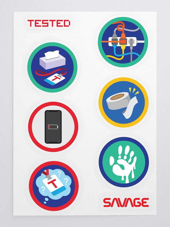 Convention and Life's Inconveniences (de)Merit Sticker Sheet product image (1)