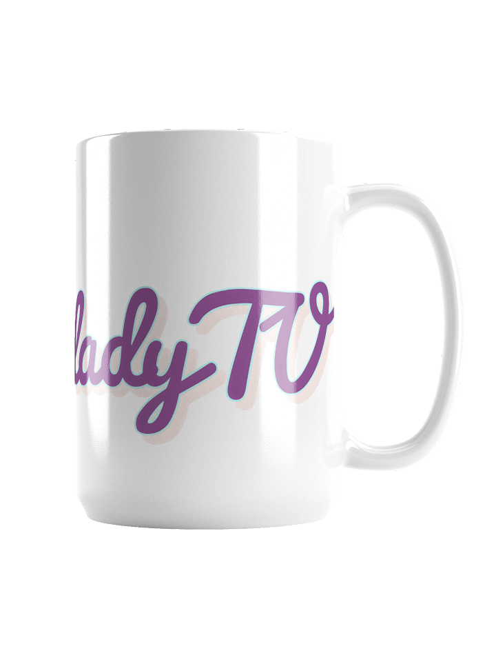 BosseladyTV Girl Logo 15 oz Mug product image (2)