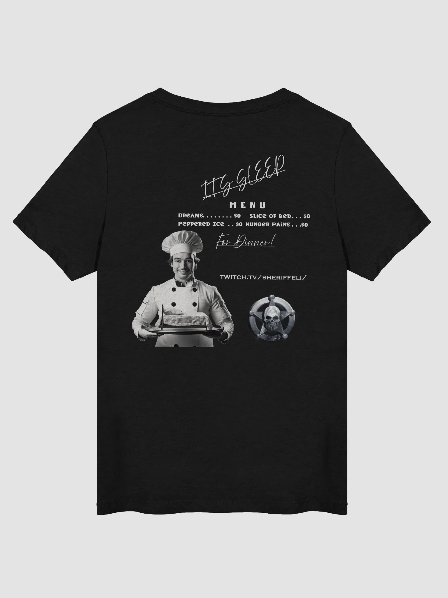 Blackshield Culinary Works - Sleep for Dinner Women's V-Neck product image (2)