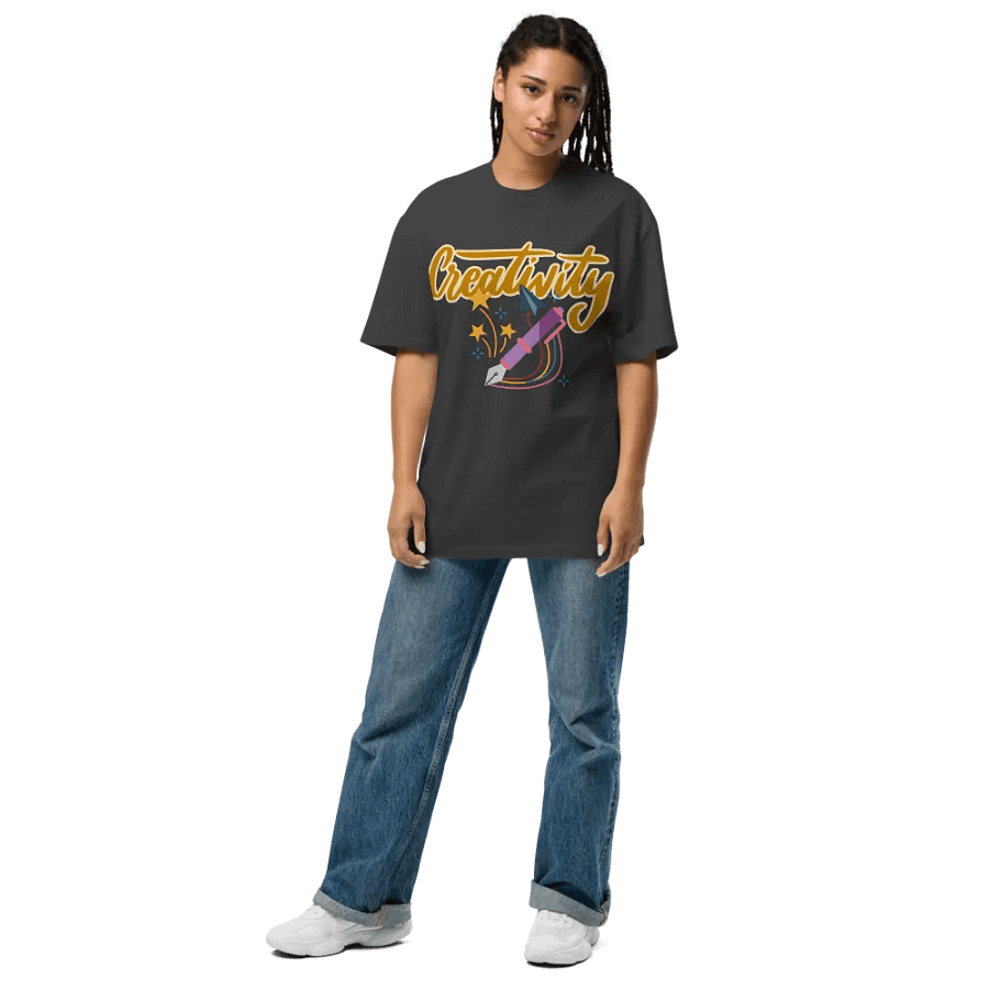 Creativity Oversized Unisex T-shirt product image (10)
