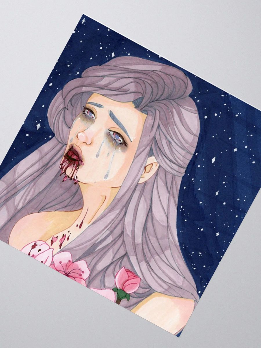 Hanahaki Kiss Cut Sticker product image (5)