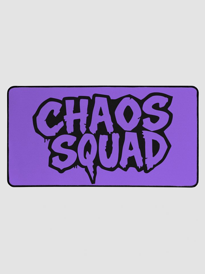 Purple Chaos Squad Desk Mat product image (1)