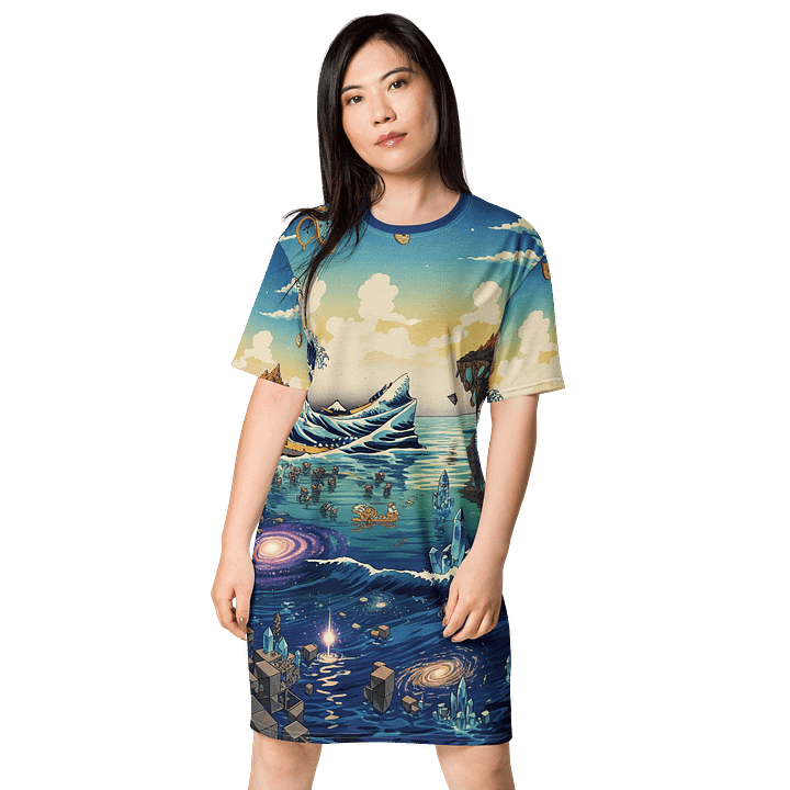 #215 - Surreal Seas Dress product image (1)