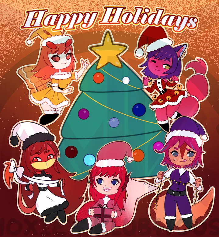 Gen 1 Happy Holidays Winter 2024 Sticker Large product image (1)