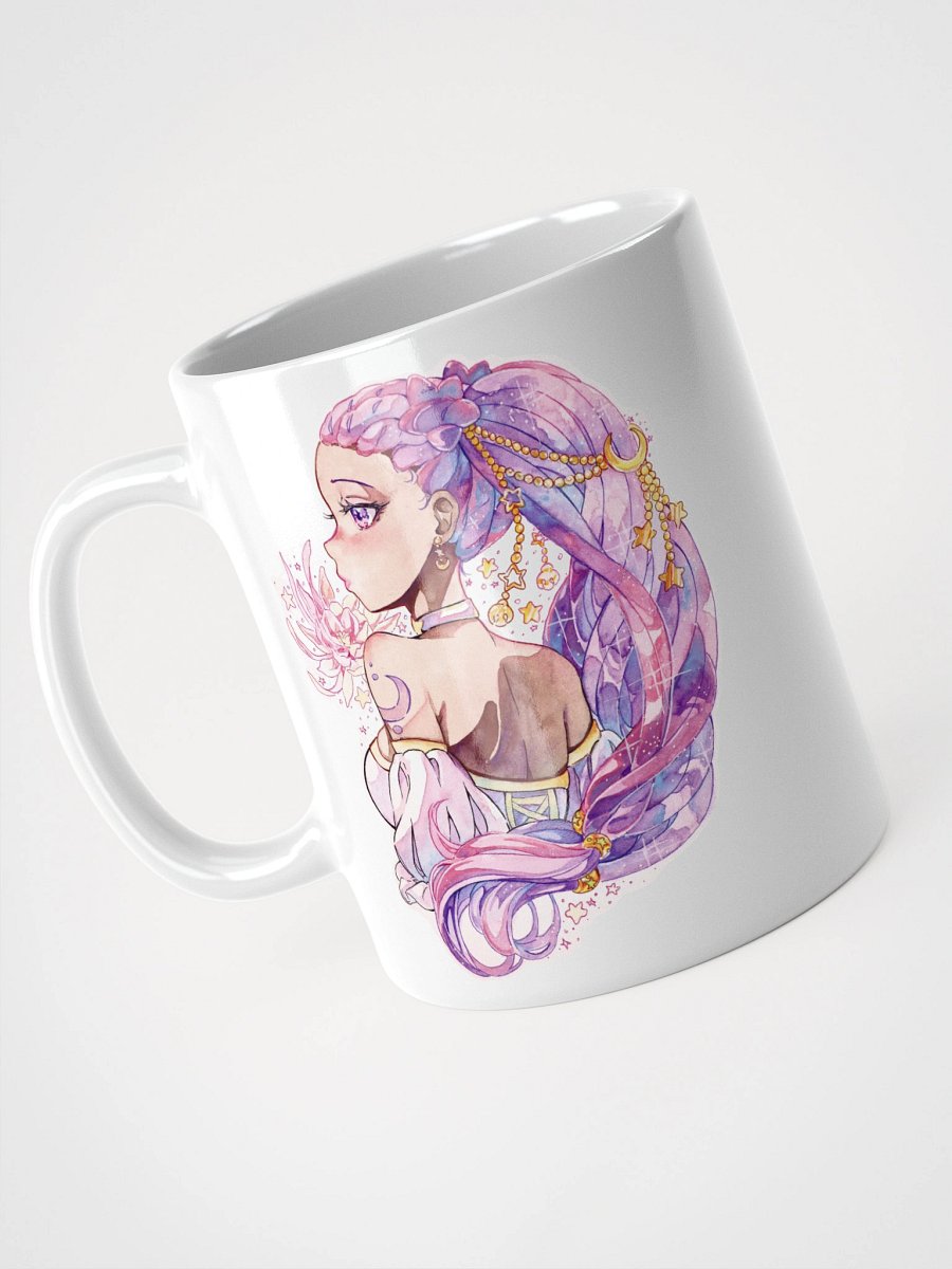 Moonflower White Glossy Mug product image (8)