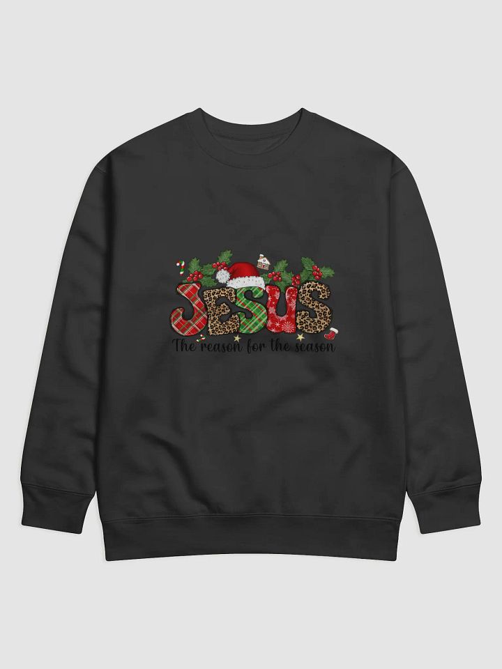Festive Jesus Pattern Premium Sweatshirt product image (1)