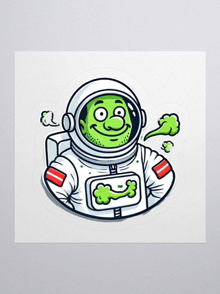 Patch-Style Sickly Astronaut sticker product image (1)