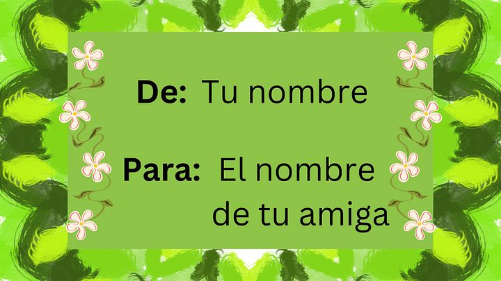 TARJETA SERENATA personalizada para dedicar a una AMIGA, con canción 100% original product image (2)