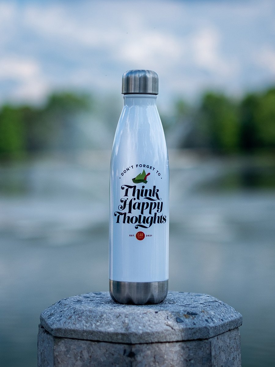 Happy Hydration Bottle (White) product image (1)