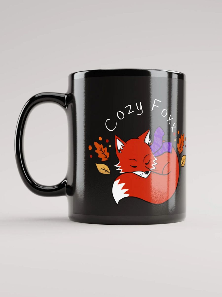 Cozy Foxx Ceramic Mug Black product image (5)