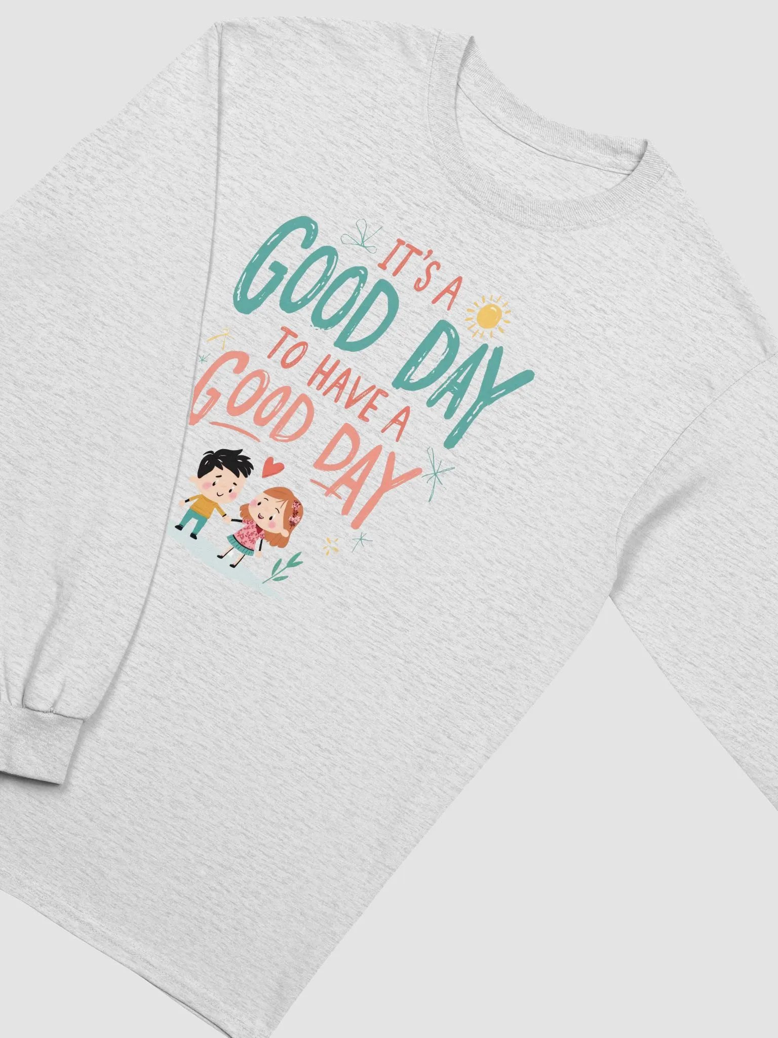 Good Day Illustration Long Sleeve Tee product image (36)