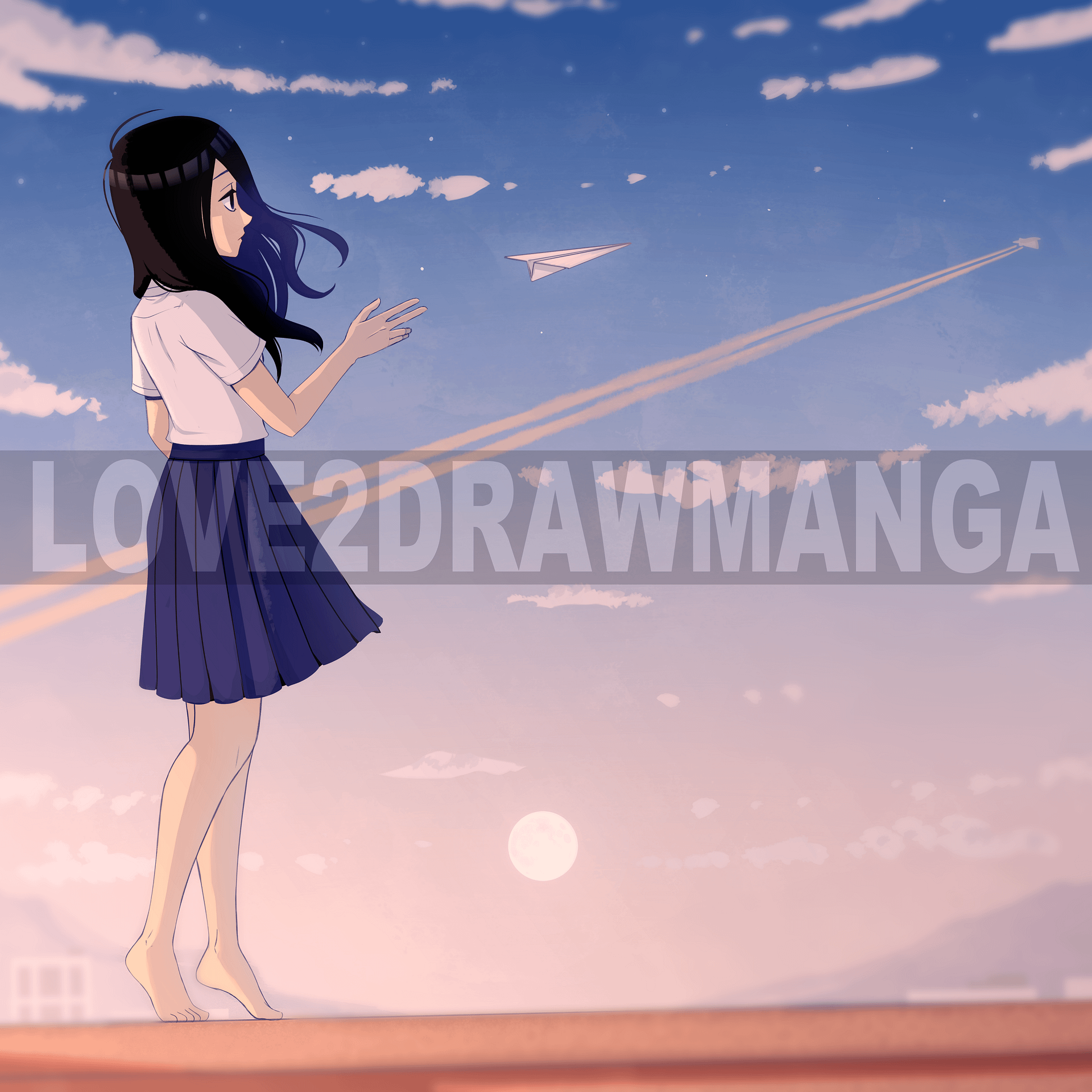 Paper Airplane - Original Art product image (2)