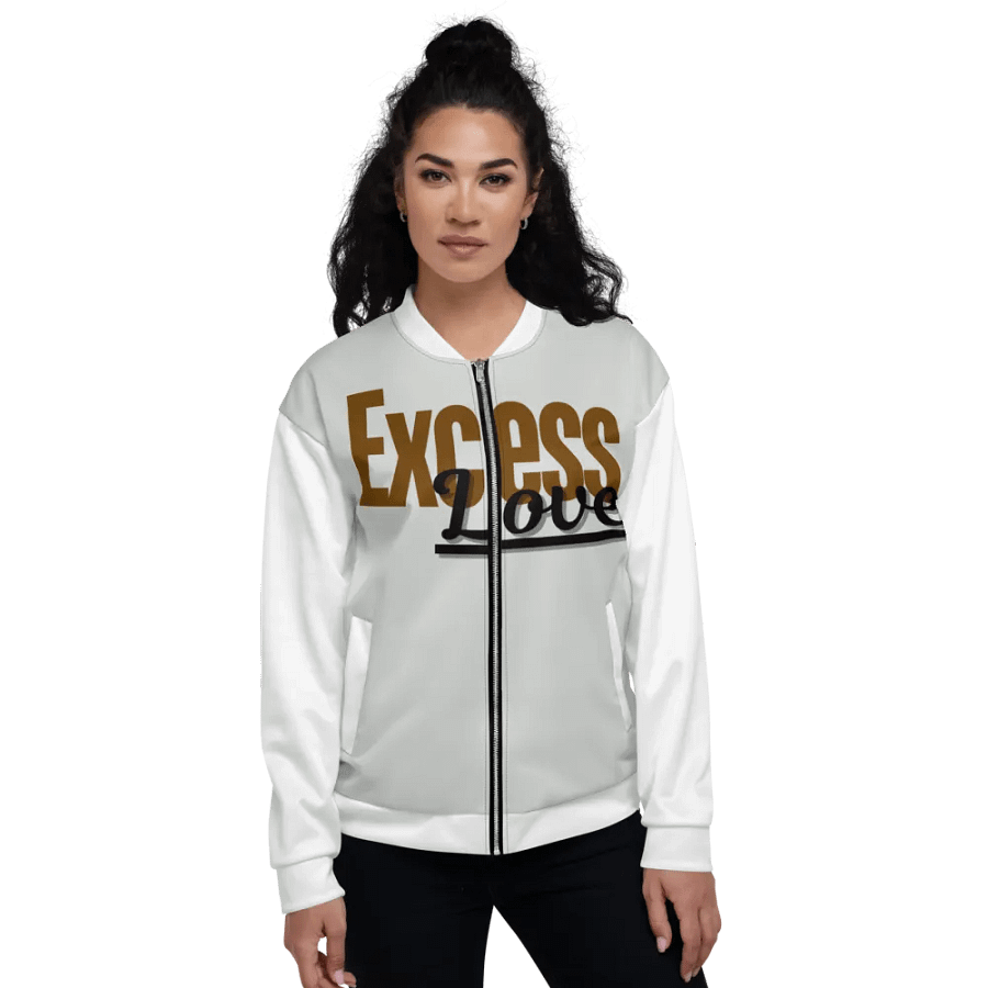 God's Love is excess unisex Bomber Jacket product image (1)