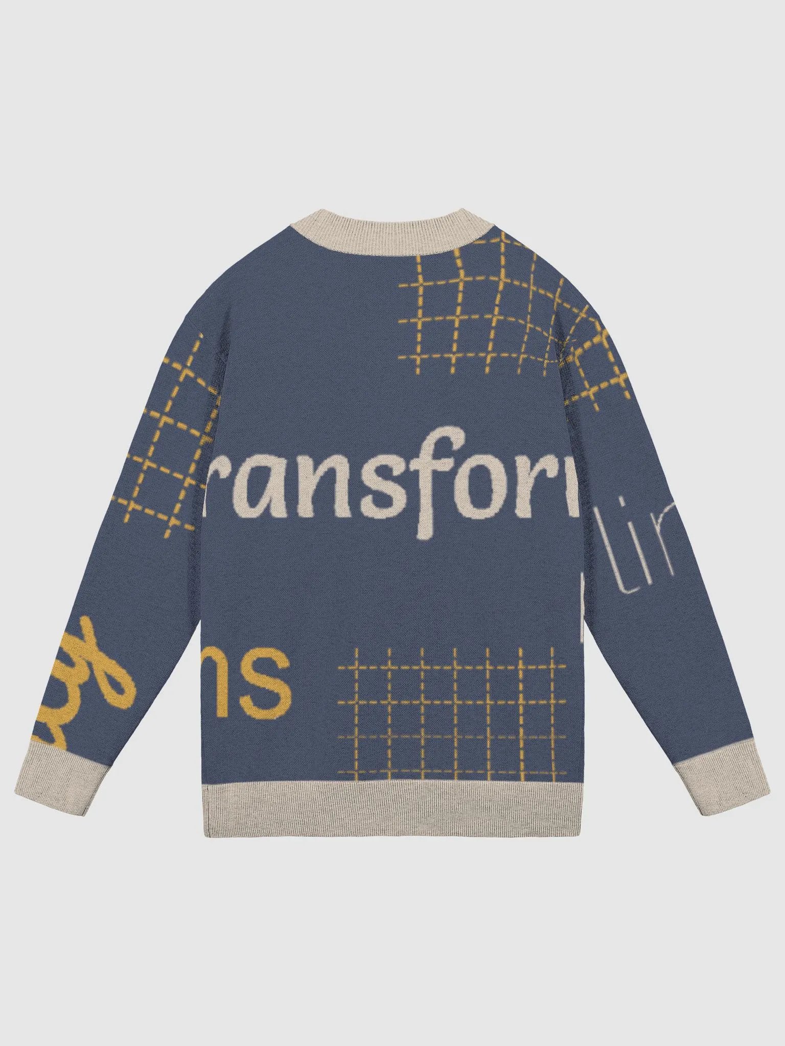 Grid - Knitted Cardigan Without Pocket product image (2)