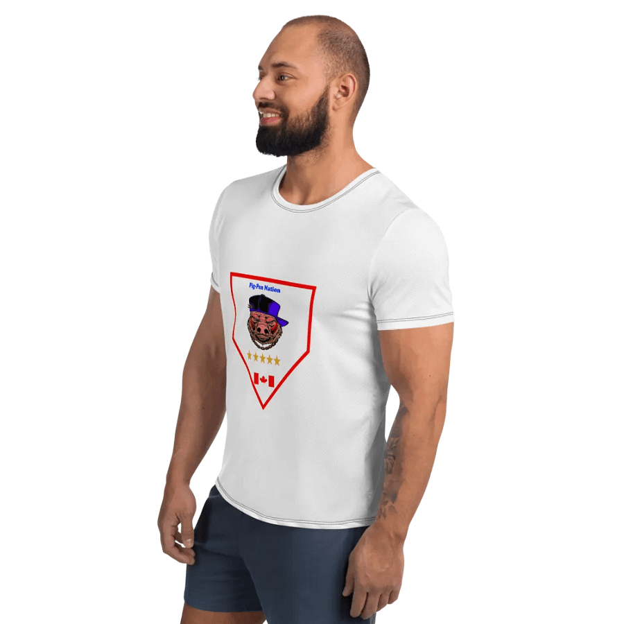 I Support Speedypig69 Canadian Cap Swine All-Over Tee product image (5)