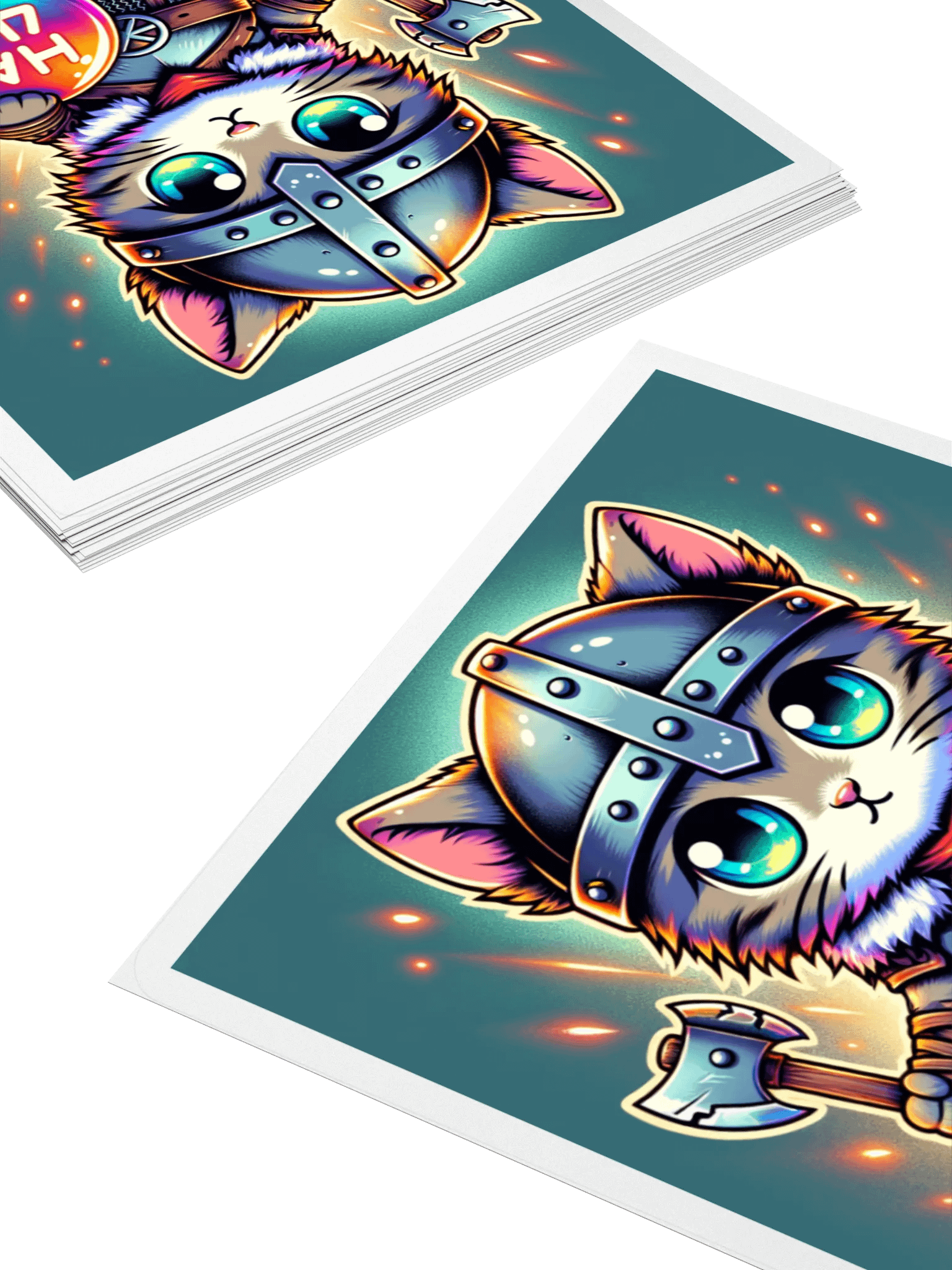 Hax 40 Viking Cat Sticker product image (11)