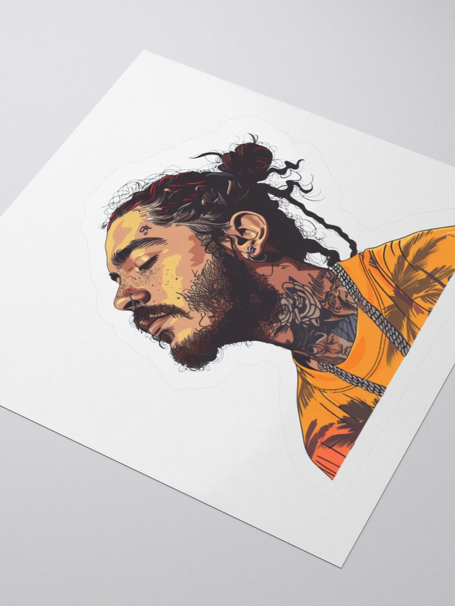 Posted Up Laptop Sticker product image (3)