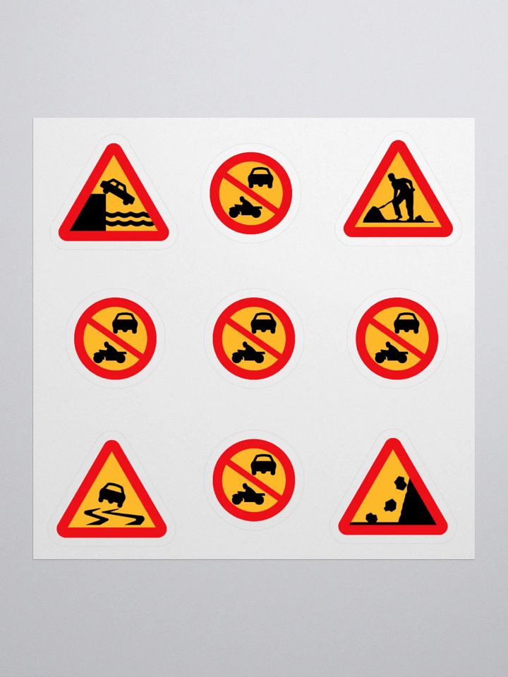 Caution Collection: Warning Sign Stickers product image (1)