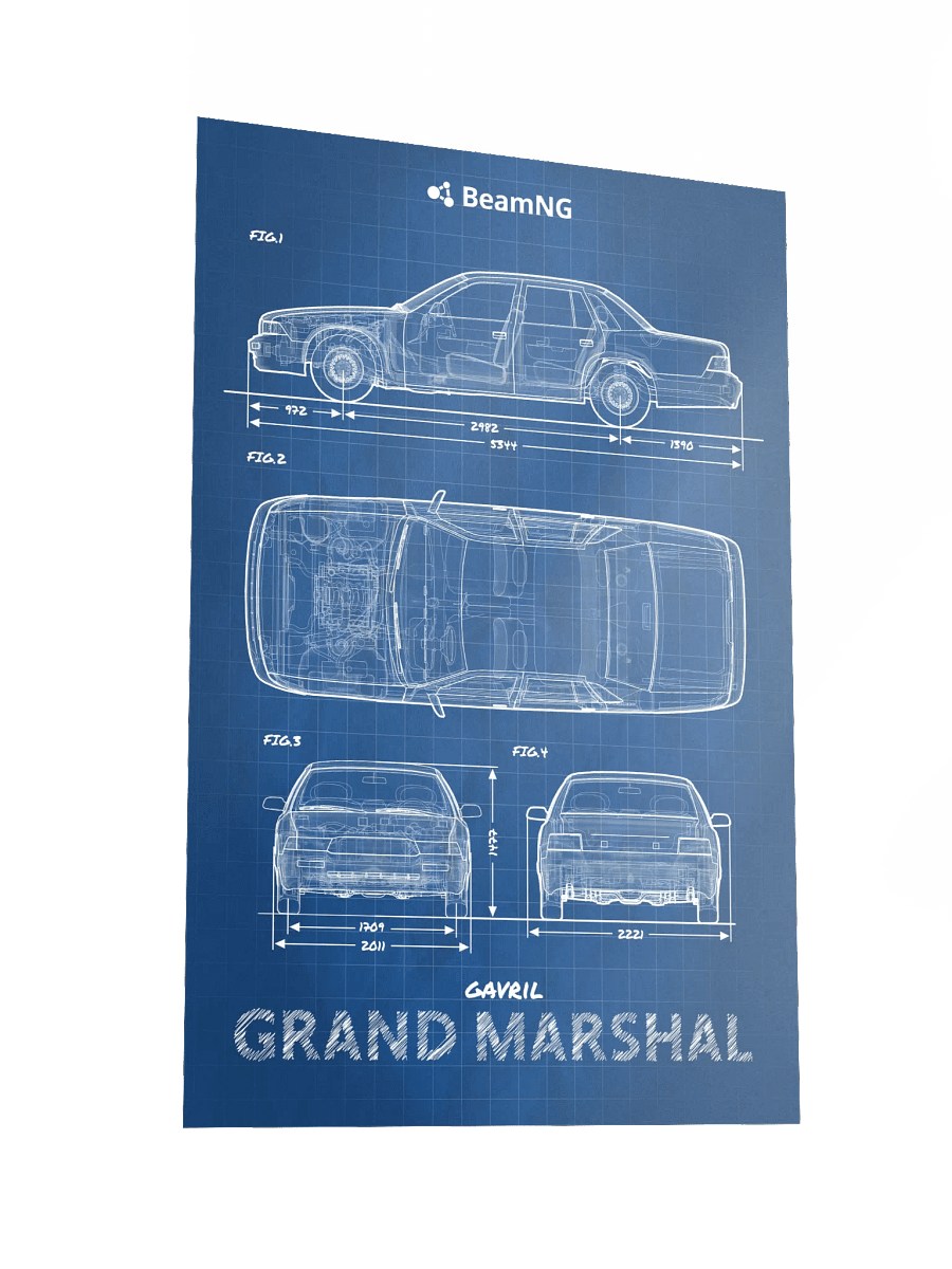 Gavril Grand Marshal Blueprint Poster product image (3)
