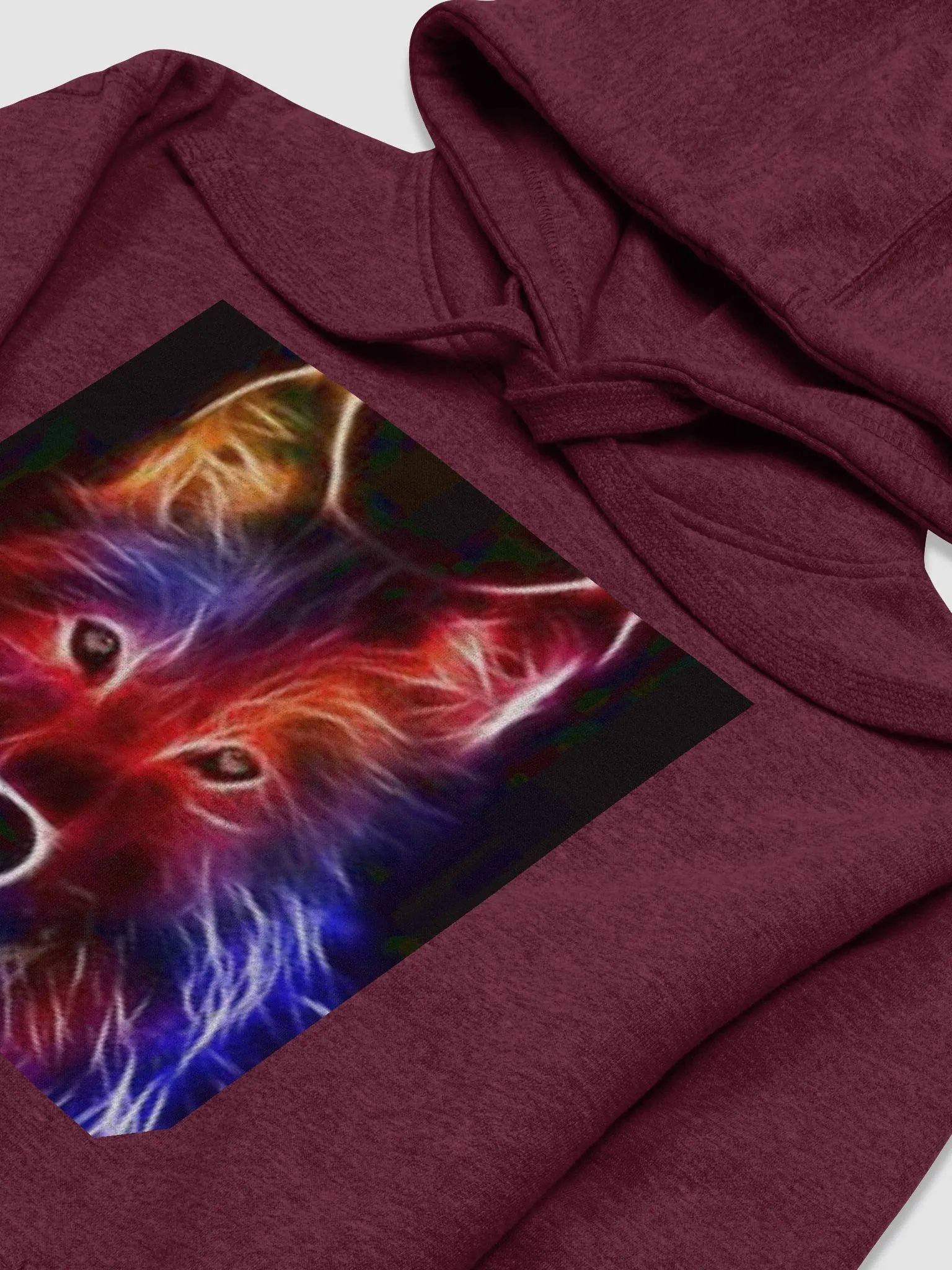 Neon Wolf Unisex Premium Hoodie product image (3)
