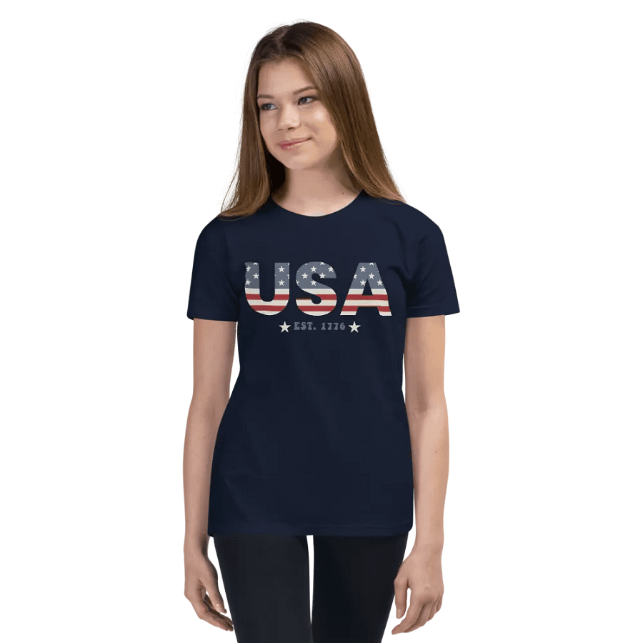 Kids American Flag USA Tee product image (31)